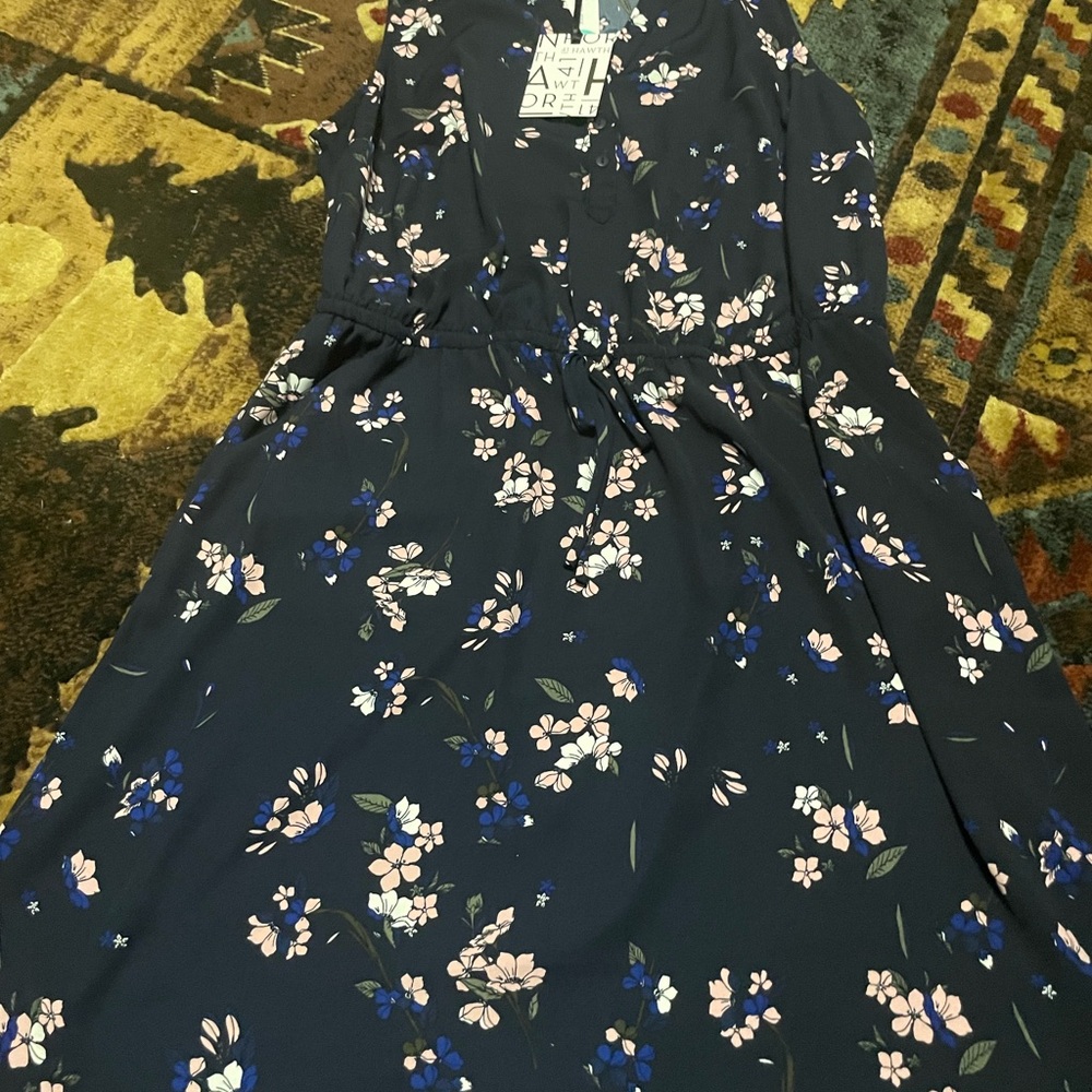 41 Hawthorn Navy Floral Maxi Dress